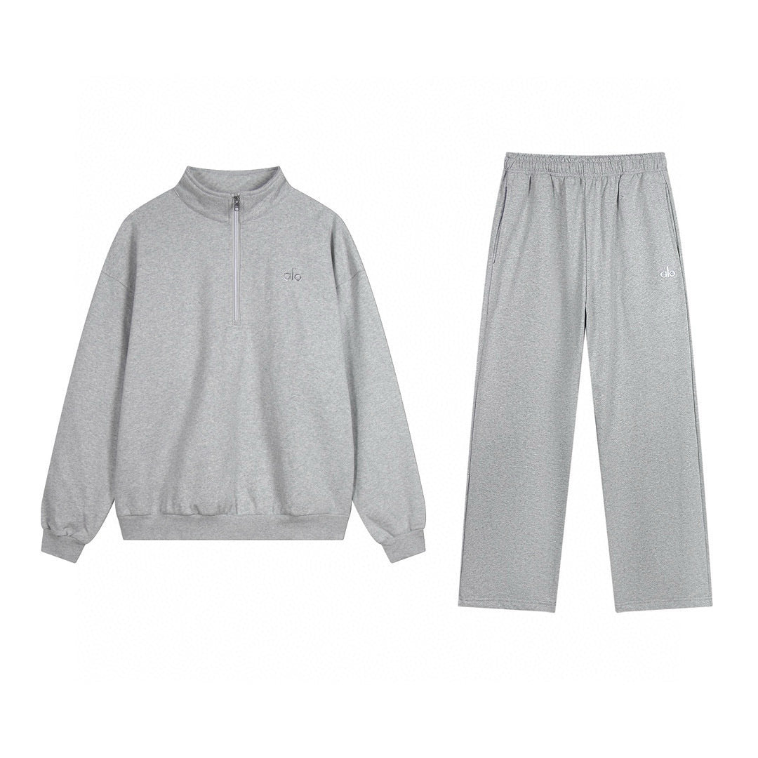 ALO Sweater Quarter-Zip Set