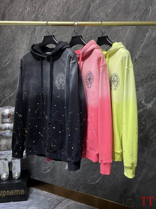 Graphic Chrome Heart Hoodie