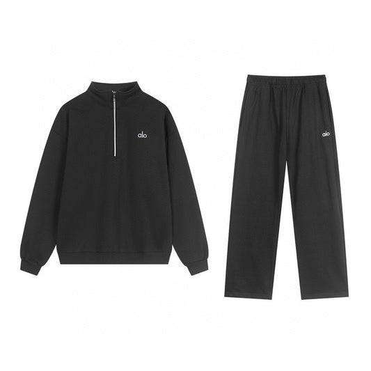 ALO Sweater Quarter-Zip Set